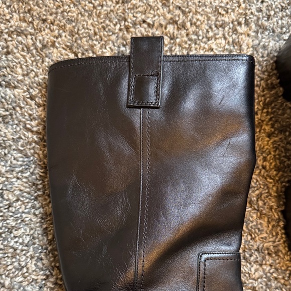 Tamara Mellon Black Mid-Calf Easy Rider Boots - Picture 8 of 9